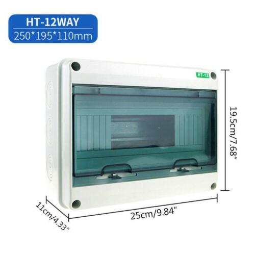 5//8//12//15//18//24Ways Electrical Distribution Box Waterproof Junction Wire Box