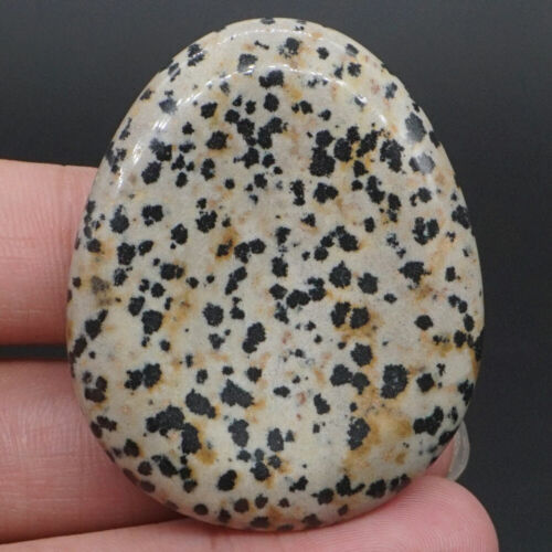 Worry Stone Natural Dalmation Jasper Crystal Meditation Healing Reiki Palm Stone