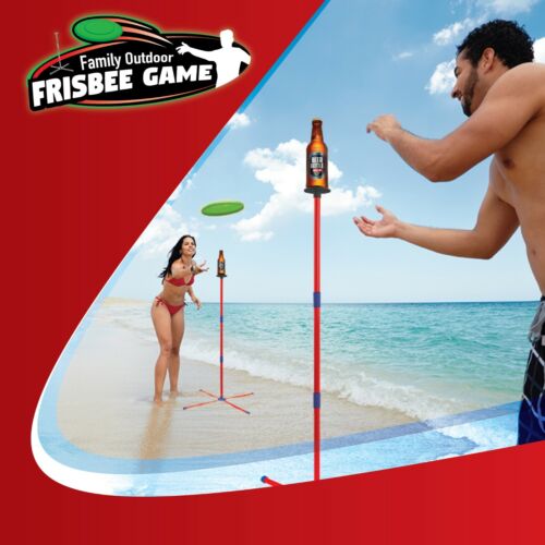 Sand Fun and Interactive Toss Frisbee Game for Beach Camp or Park Use,