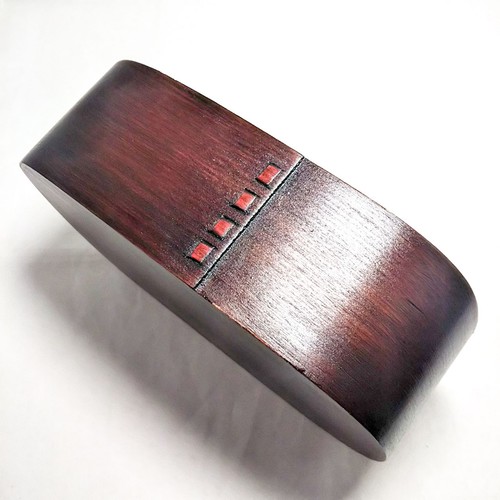 Mage Wappa Bento Box Cedar Wood Urushi Revêtement Artisan Fait Main 18 cm 2755