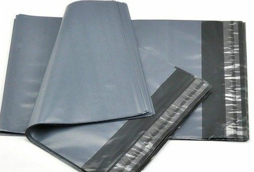 50 x Forte Qualité Grey Mailing Bag Sac Conteneur Poster Emballage 6/" X 9/"