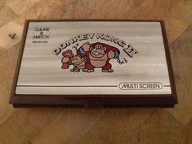 **FRENCH CONSOLE** **DONKEY KONG 2** Nintendo Game and Watch 1983 Super rare!