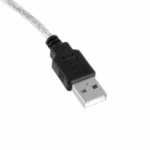 USB IN-OUT MIDI Interface Cable Converter PC to Music Keyboard Adapter Cord ZF