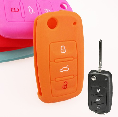 Ajuste para Skoda Fabia Octavia Soberba Assento De Silicone Chave Remoto titular Capa