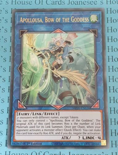 Bow of the Goddess MP20 NEW 1st Edition Ultra Rare Apollousa Yugioh