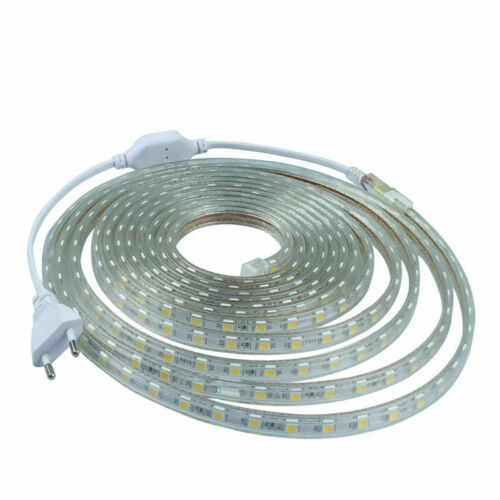 LED Strip SMD 5050 1M-20M 60 Guirlande Bande Ruban Silicone Lampe Etanche IP67