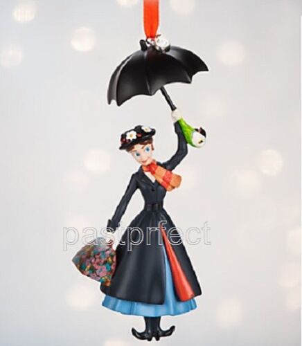 Disney Store Mary Poppins Umbrella Sketchbook Christmas Ornament New in Box 2018