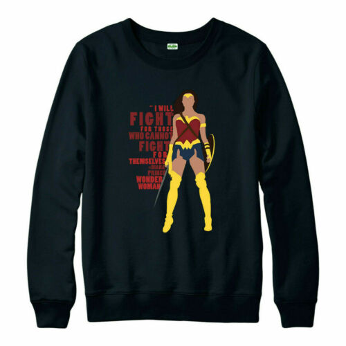 Warrior Partywear Gift Top DC Comic Wonder Women Jumper Superhero 