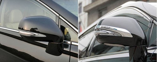 For Lexus RX270 RX350 RX450 2010-2015 Chrome Rearview Mirror Cover Trim Strip 2X