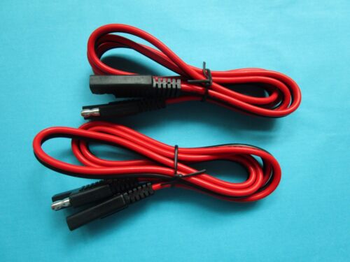 2 pcs Battery SAE to SAE Connector DC Power Automotive DIY Cable 2x1.5mm² 1m 