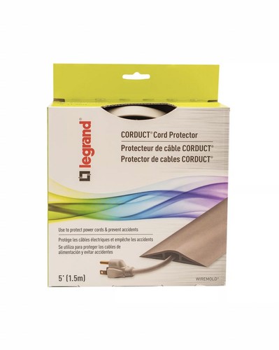 Wiremold CDI-5 Corduct Overfloor Cord Protector Legrand Rubber Duct Floor