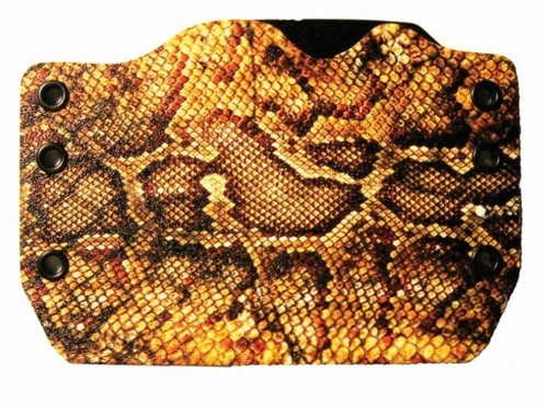 CZ Yellow Snake Skin Print FN Diamondback Colt Kydex OWB Gun Holsters