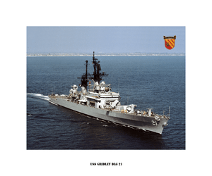 USS GRIDLEY DLG 21 Naval Ship Photo Print USN Navy