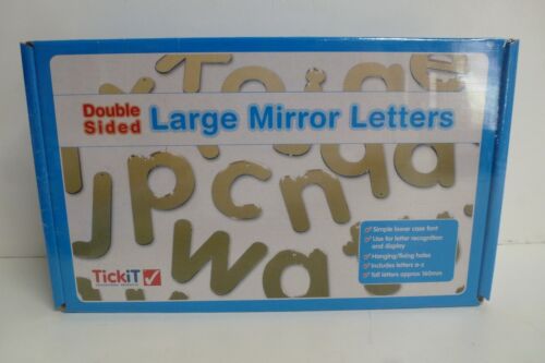 : Double Sided TickiT Eduational : 160mm Large Mirror Letters 26pcs Alphabet