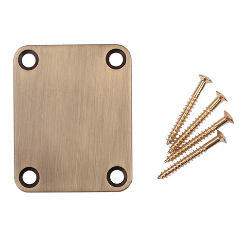 Bass Halsplatte Neck Plate E-Gitarre Schrauben für ST SQ