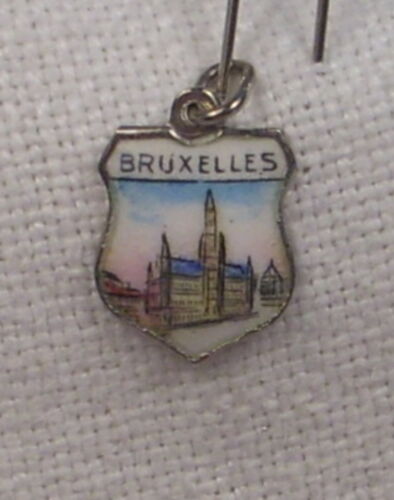 Belgium  Scenic #2 Charm Vintage REU Sterling/Enamel Bruxelles/Brussels New 