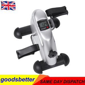 Mini Pedal LCD Exercise Bike Arm Leg Resistance Cardio Workout Fitness Gym Home