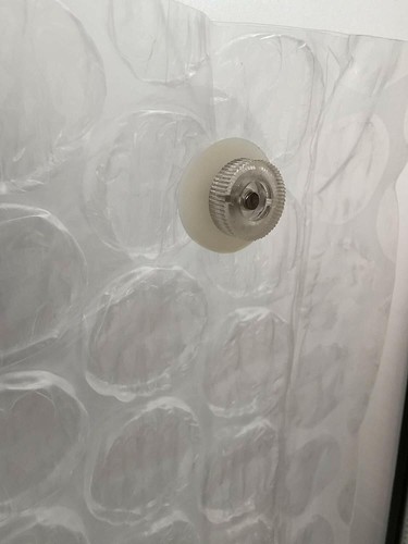 Profi Ventosa Supporto diapositive TRASPARENTE Ø 40 mm con filettatura v2a 20 St
