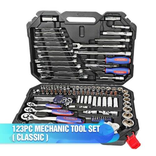 WORKPRO Tool Set Hand Tools for Car Repair Ratchet Spanner Wrench Socket Set Pro 