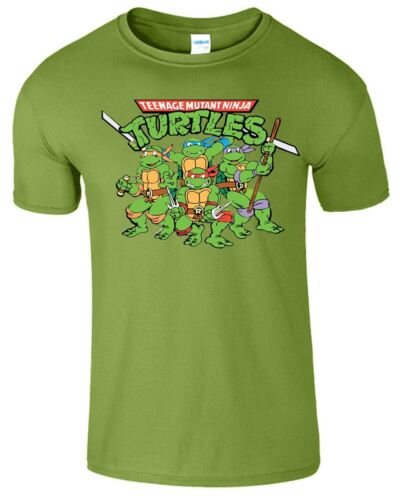 Teenage Mutant Niños Camiseta Ninja Turtles Tmnt Clásico Camisa Camiseta Top Gracioso