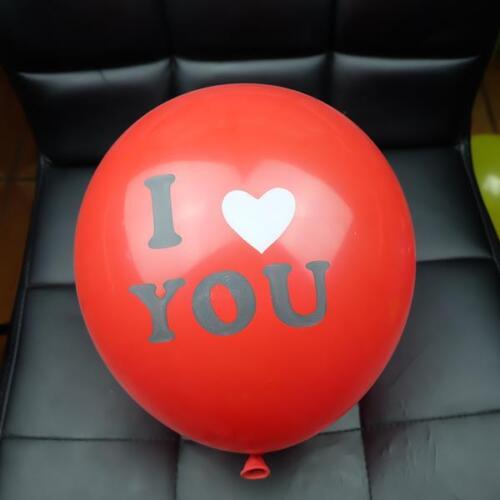 12/" Rouge I Love You Ballons Lovely saint valentin Romance ses cadeaux baloons