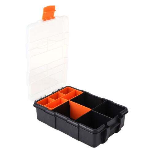 Los componentes de plástico de dos capas Estuche Organizador Caja De Almacenamiento Pequeña parte portátil 