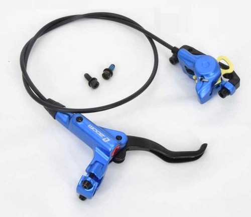 MTB bike Hydraulic Disc Brakes Calipers Front Rear brake lever Rotors 160mm Blue