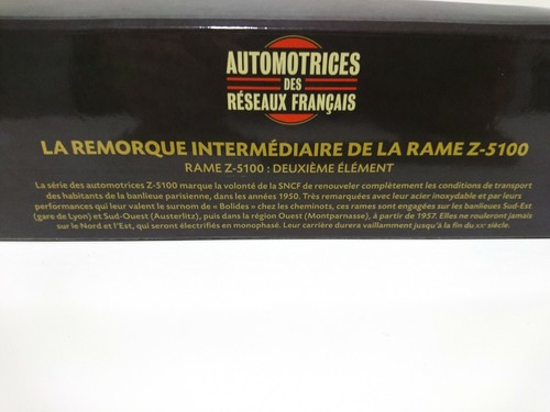 French Railroad Train Locomotive Atlas Set of 3 Railcars Z-5100 Ho 1:87 SNCF