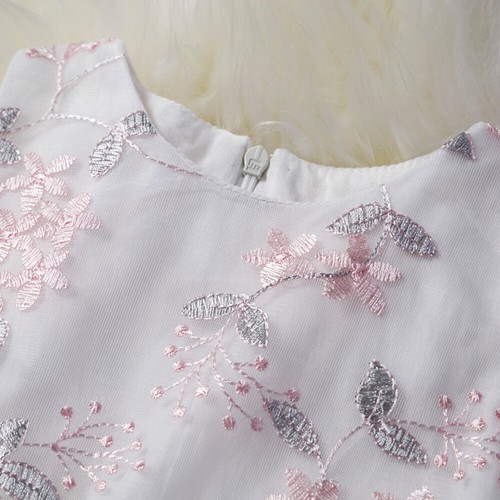 Summer Toddler Kids Baby Girls Sleeveless Clothes Tulle Dress Flower Party Dress