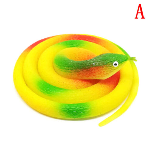 1Pc realistic soft rubber toy snake safari garden prop joke prank halloween ua