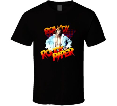 Rowdy Roddy Piper Retro Wrestling T Shirt 