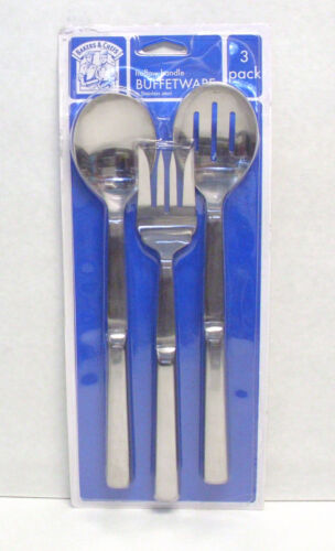 Slotted Spoon Bakers /& Chefs Stainless Steel Buffetware Serving Spoon Fork
