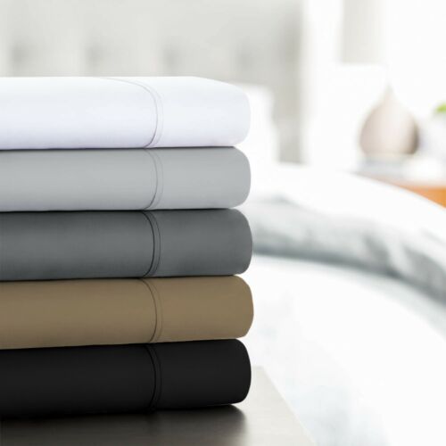 King Lavish Touch 100% Cotton Percale 250 TC Sheet Set in Twin XL Queen 