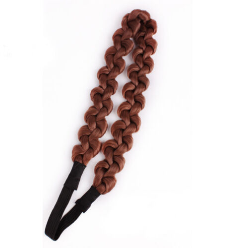 Fashion Synthetic Wig Braided Hair Band Elastic Twist Headband  Princess Hair 