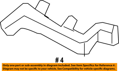 GMC GM OEM 17-18 Acadia Front Bumper-Guide Bracket Left 84240586