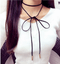 Wickelband Choker Halskette Halsband Kette Kropfband Wickelhalsband Lederband N