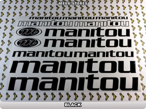 MANITOU Stickers Decals  Bicycles Bikes Cycles Frames Forks Mountain MTB BMX 56L