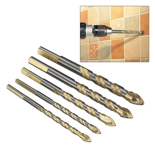 5tlg Keramikbohrer Fliesenbohrer Glasbohrer Bohrer Ø 6//8//10//12mm Für Porzellan