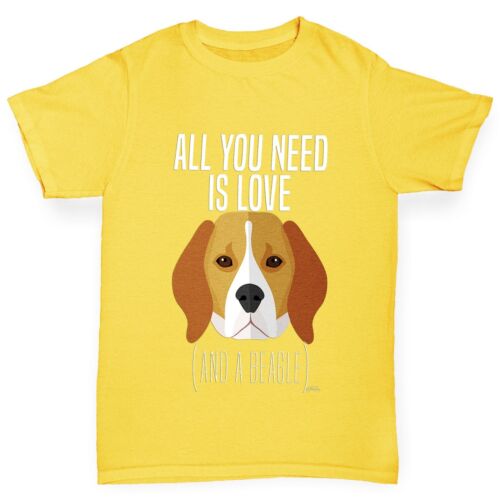 Twisted Envy Girl/'s All You Need Is A Beagle T-Shirt