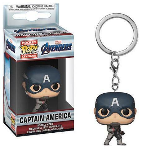 Funko Marvel Avengers Endgame Captain America Pocket Pop KeychainIN STOCK 