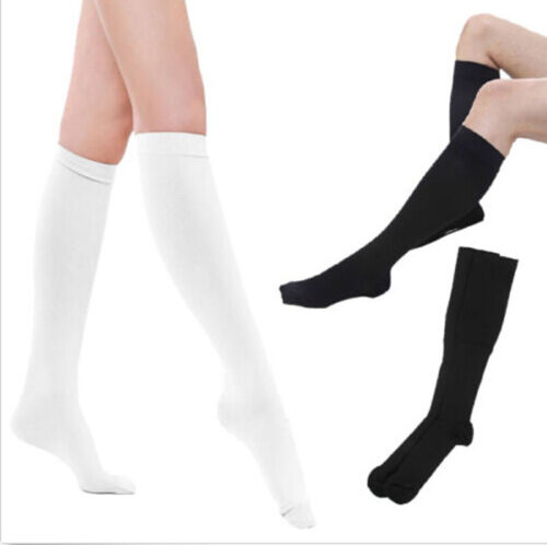 Women Girls Black&White Tight  Knee High Long Socks Fashion Stockings BRIL LL 