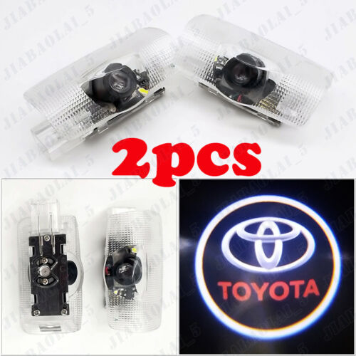 2 Car Door Courtesy LED Projector Ghost Shadow Light for Toyota Welcome Lights
