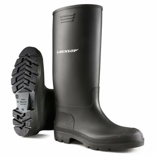 Dunlop Wellies Wellingtons Mens Womens High Calf Rain Muck Boots Shoes Size 3-13 