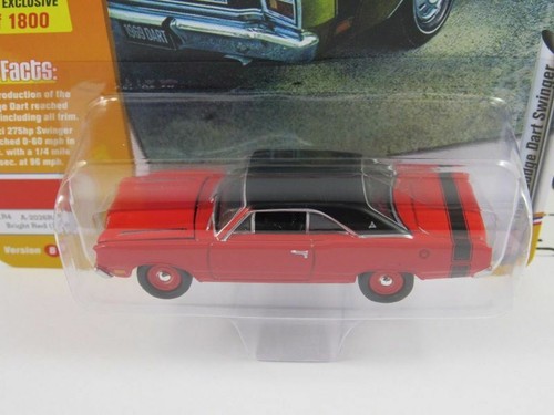 1969 Dodge Dart swinger red ** RR ** Johnny Lightning 1//1800 hobby 1:64 OVP