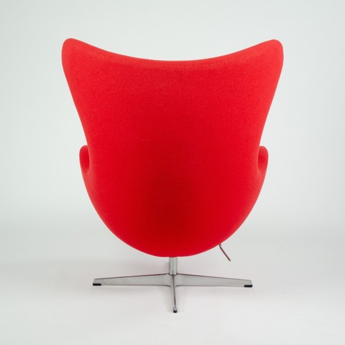 2003 Egg Chairs by Arne Jacobsen for Fritz Hansen Original Fabric Denmark