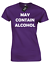 MAY contiennent de l/'alcool Femmes T-shirt drôle design cadeau idée pour son nouveau