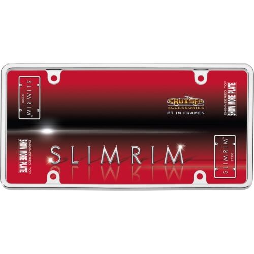 Cruiser Accessories License Plate Frame Slim Rim Chrome 21330