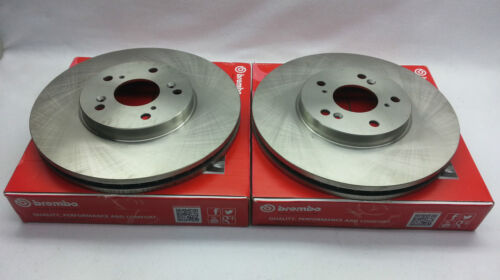2-Brembo Front Disc Brake Disc & Pad Set Toyota Camry Avalon Lexues ES350 