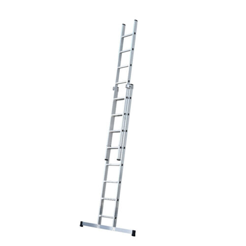 Lightweight Aluminium Youngman Trade 2 Section Extension Ladder Trade New 