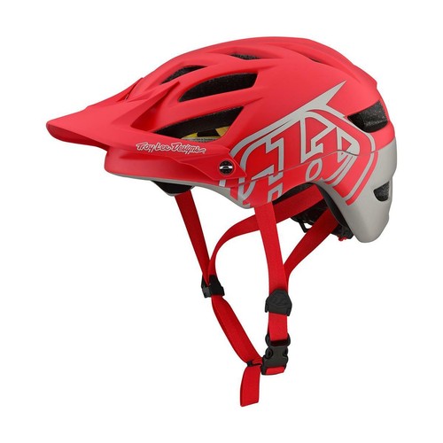 Rot//Silber Troy Lee Designs Enduro-MTB Helm A1 MIPS Classic